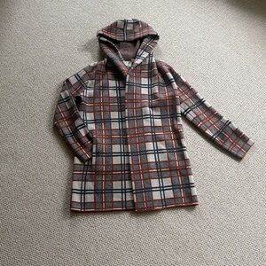 Plaid Sweater Jacket